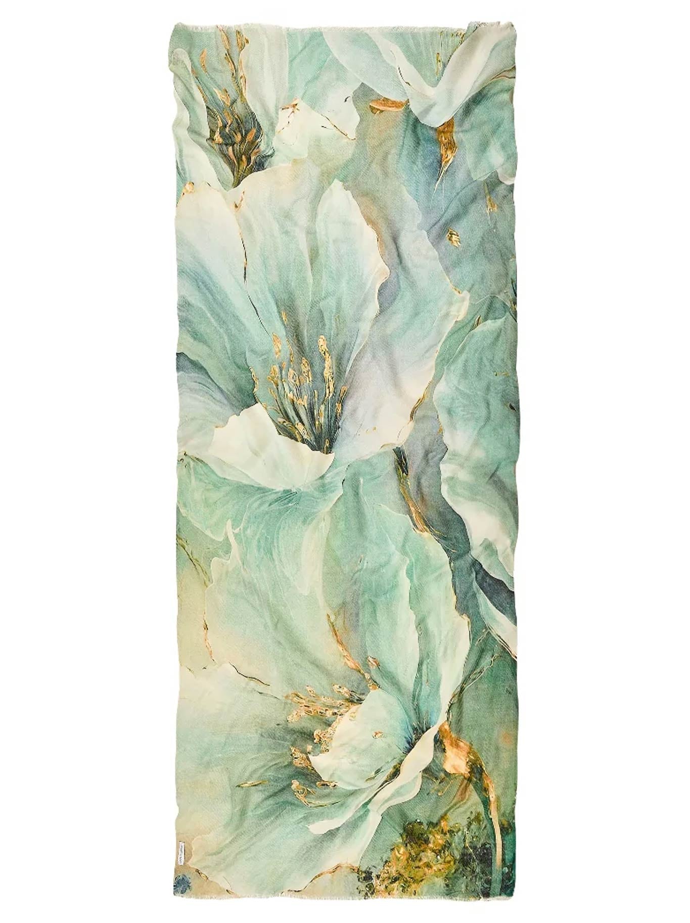 The Scarf Company Ingrid Wool Scarf (Floral)