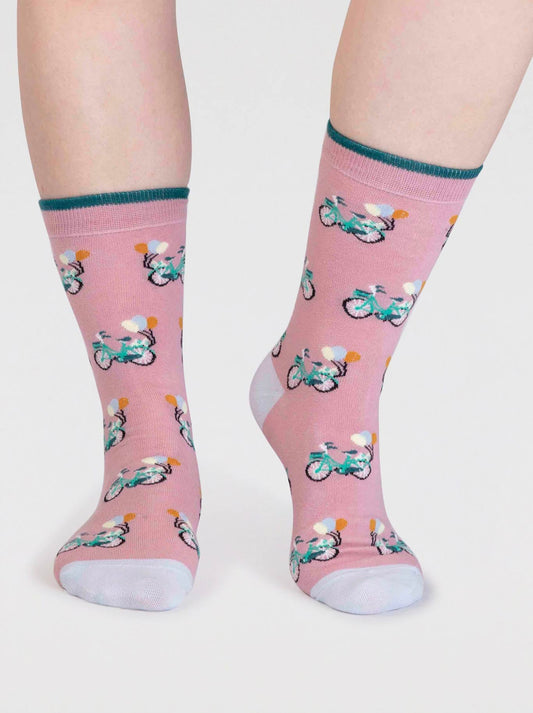 Thought 4 Pack Happy Things Box Of Organic Cotton Socks (Multi)