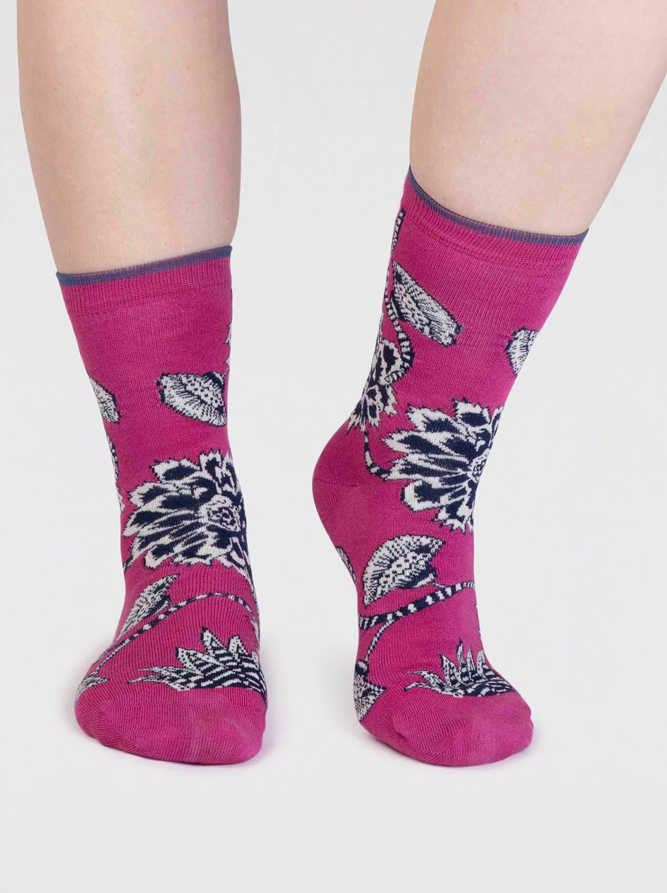 Thought 4 Pack Happy Things Box Of Organic Cotton Socks (Multi)