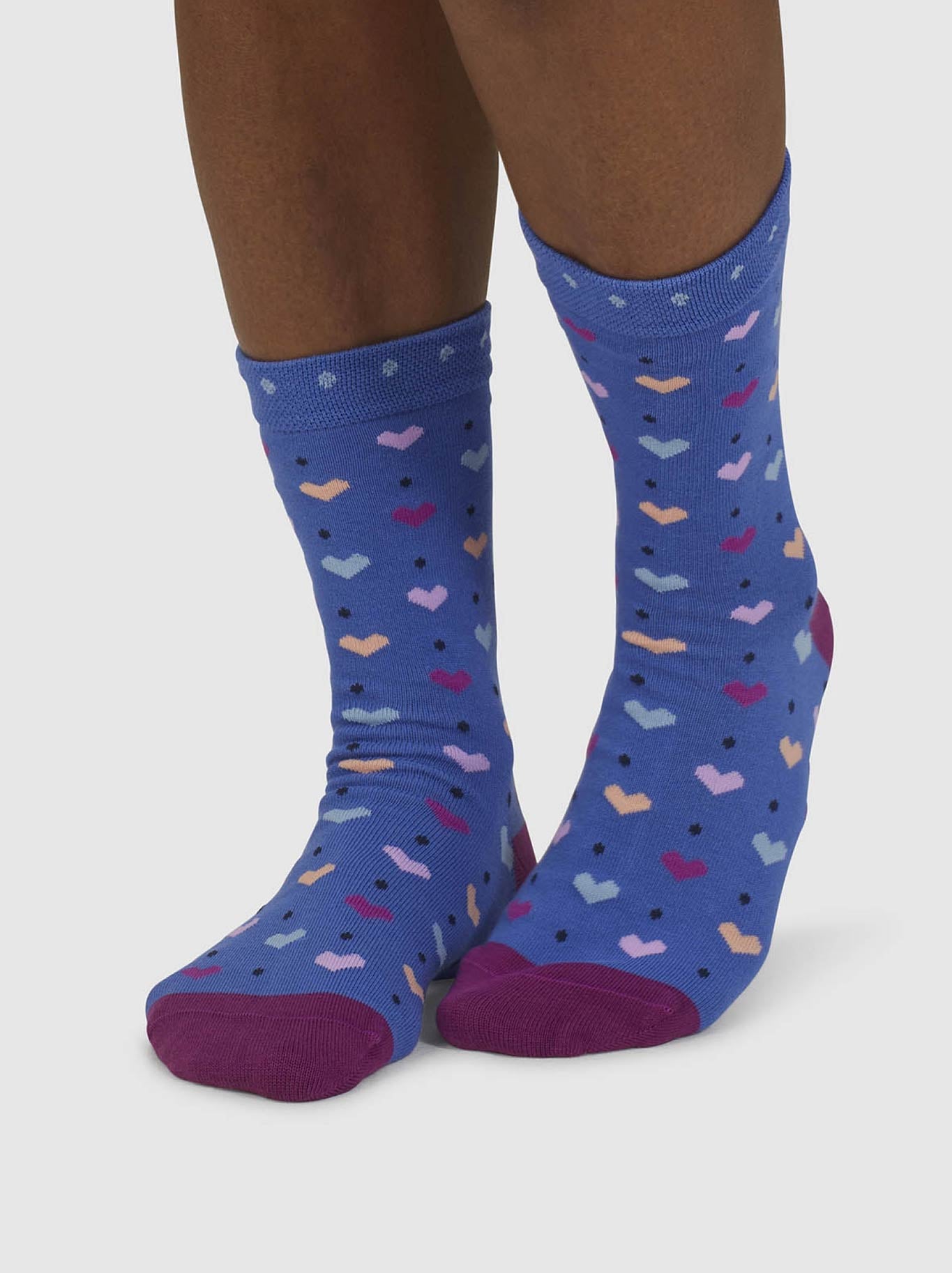 Thought 4 Pack Happy Things Box Of Organic Cotton Socks (Multi)