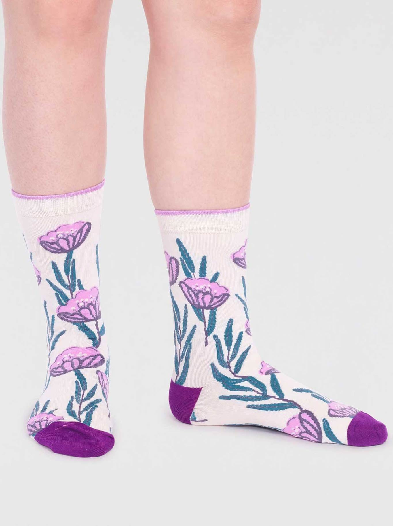 Thought 4 Pack Happy Things Box Of Organic Cotton Socks (Multi)