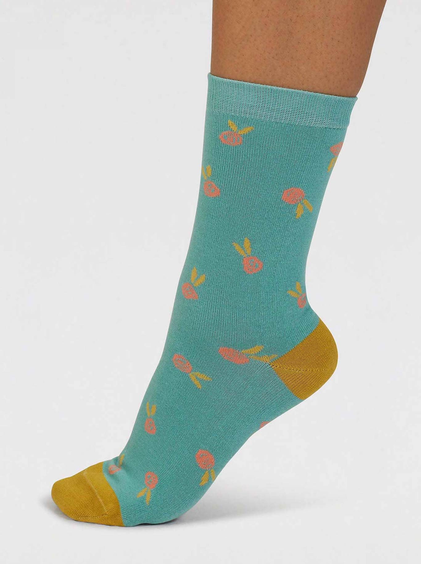 Thought 4 Pack Floral & Birds Box Of Bamboo Socks (Multi)