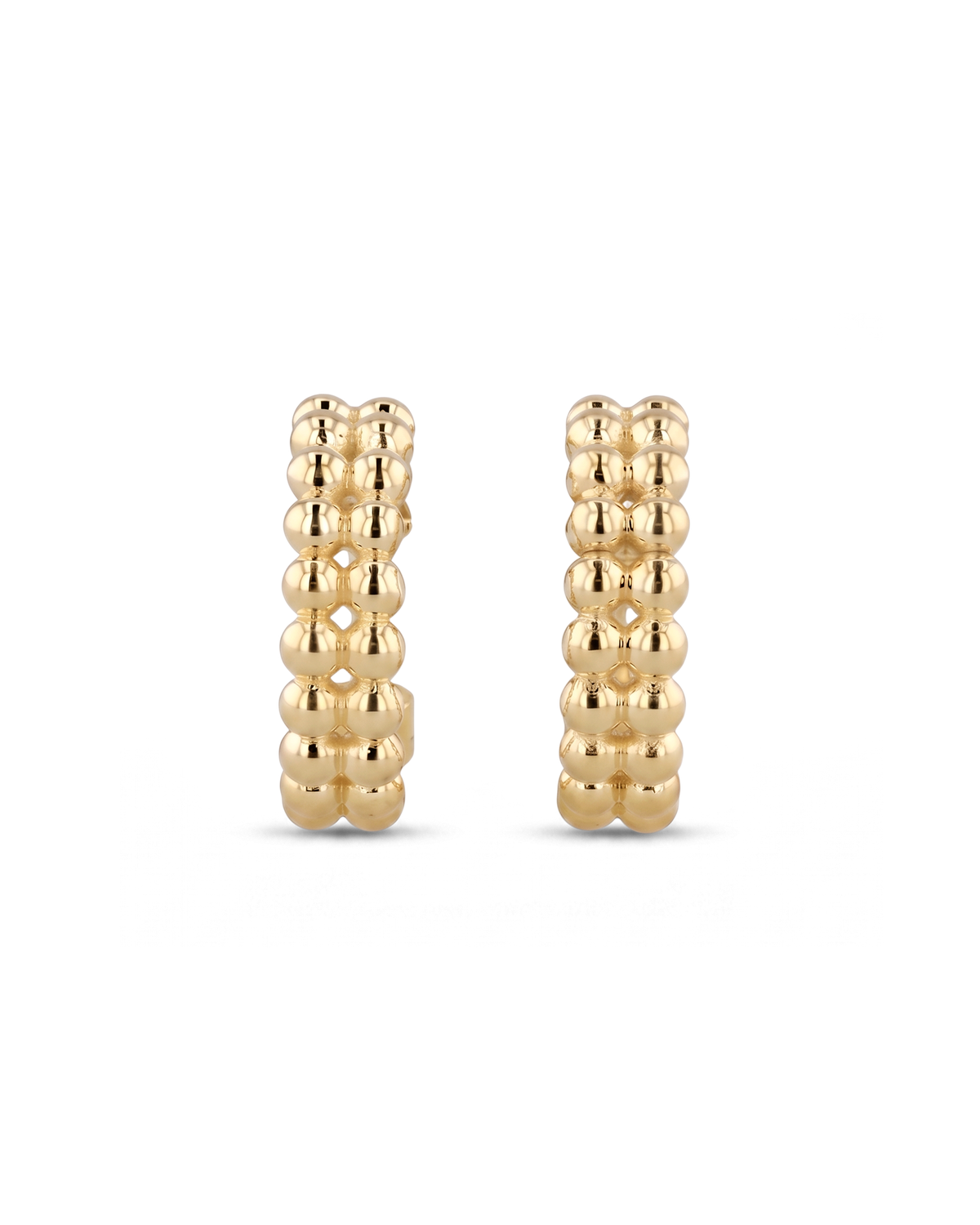 LAVANA Tiny Pebbles Gold Hoop Earrings
