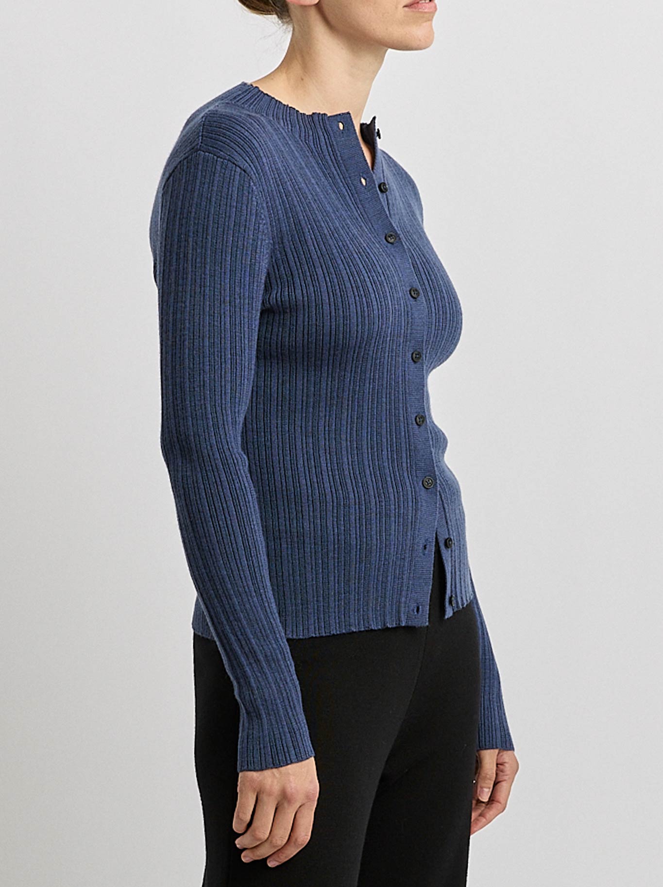 Toorallie Variegated Rib Cardi (Galaxy)