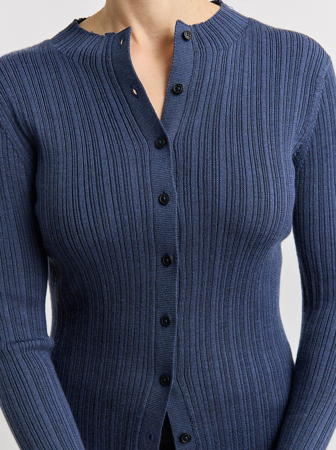 Toorallie Variegated Rib Cardi (Galaxy)