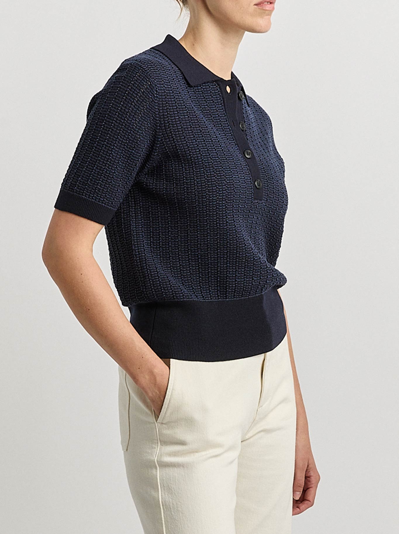 Toorallie Knit Polo (French Navy)