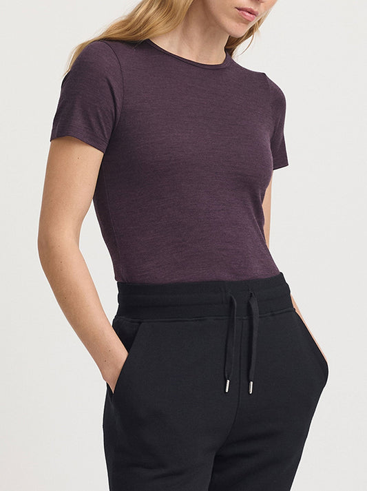 TOORALLIE MERINO SHORT SLEEVE TEE (Black)