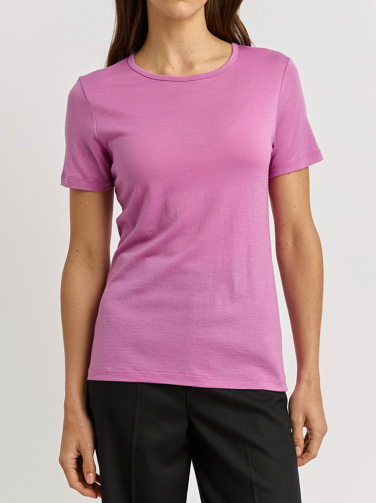 TOORALLIE MERINO SHORT SLEEVE TEE (Poppy)