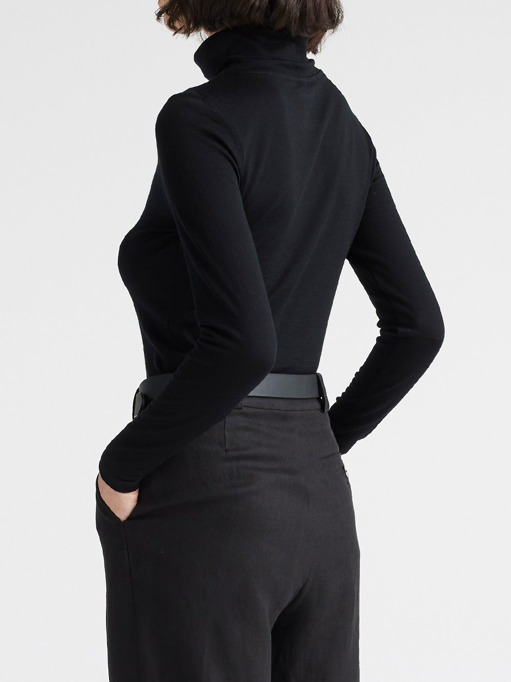 Toorallie Merino Turtleneck Tee (Cedar Green)