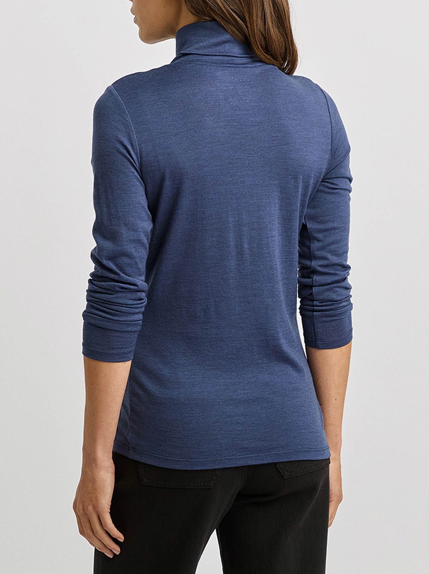 Toorallie Merino Turtle Neck Tee (Galaxy)