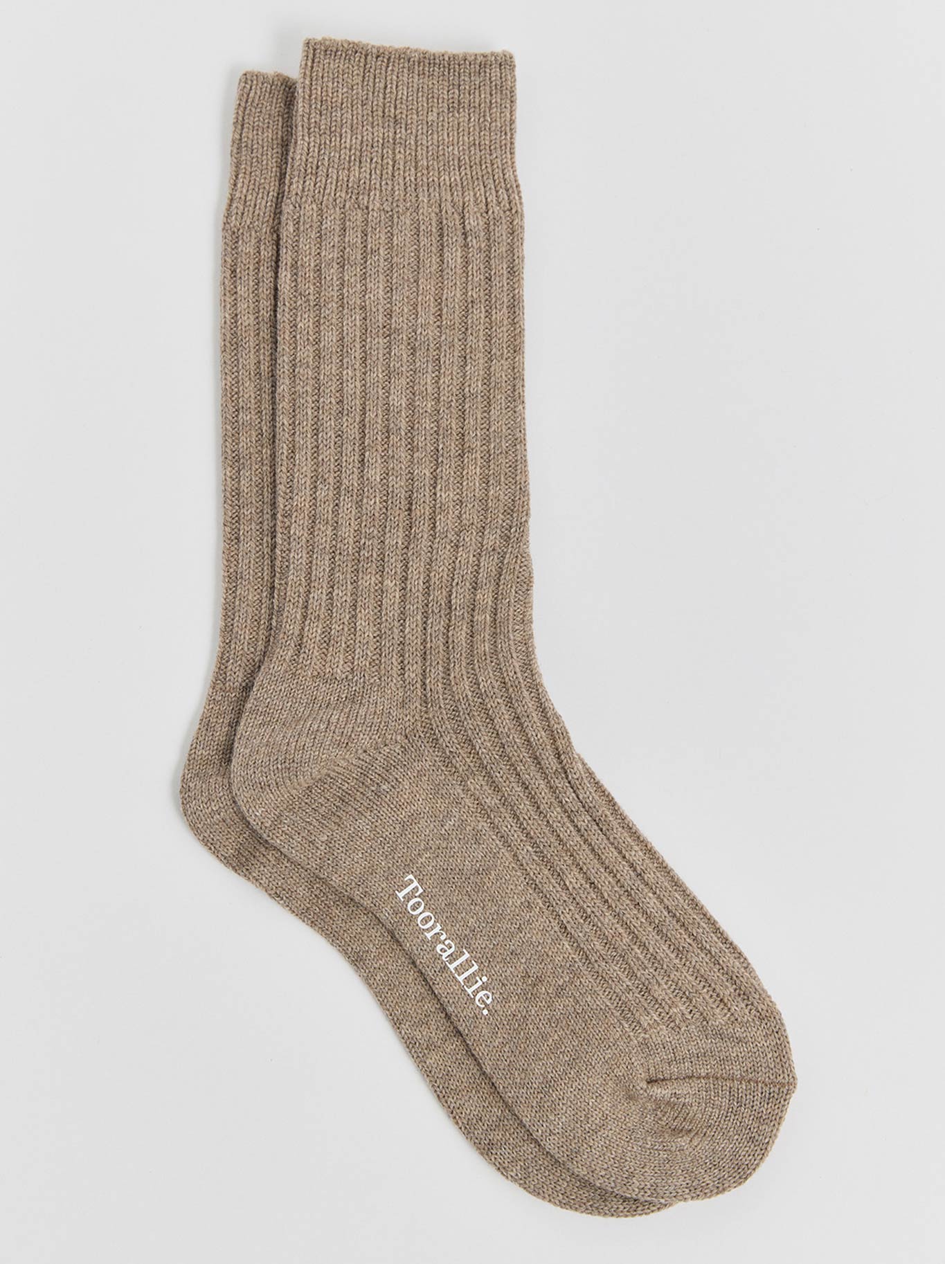 TOORALLIE RIBBED MERINO SOCKS (Black)