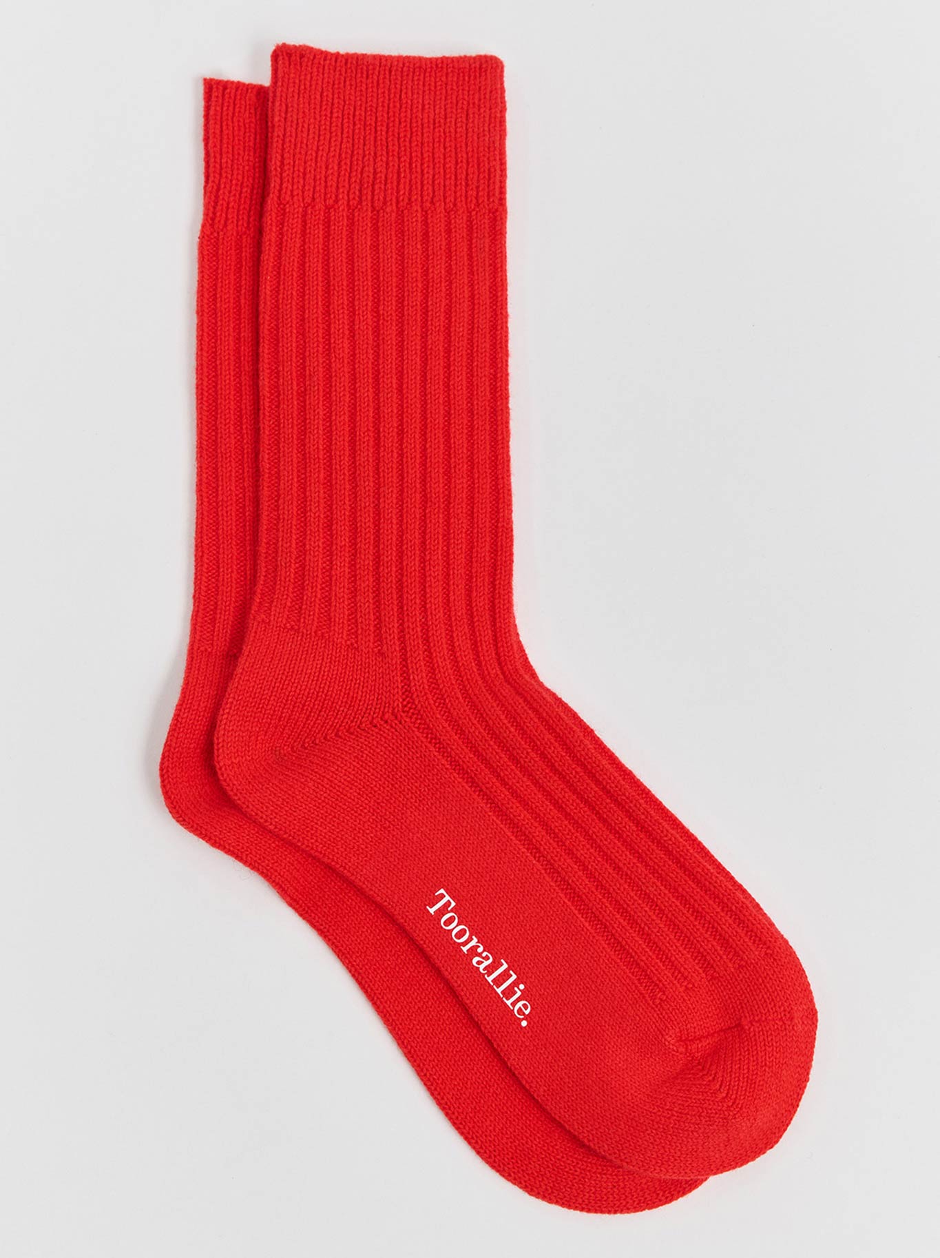 TOORALLIE RIBBED MERINO SOCKS (Black)