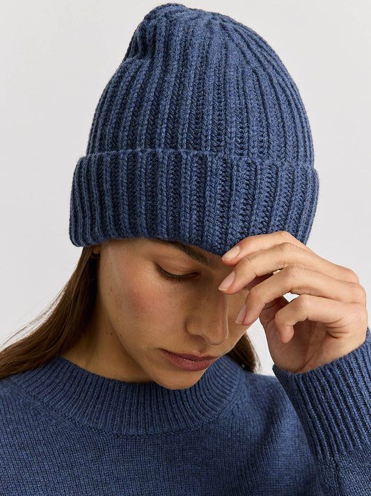 Image of Hats. Productname: TOORALLIE CHUNKY WOOL BEANIE in Galaxy colour by brand - Toorallie