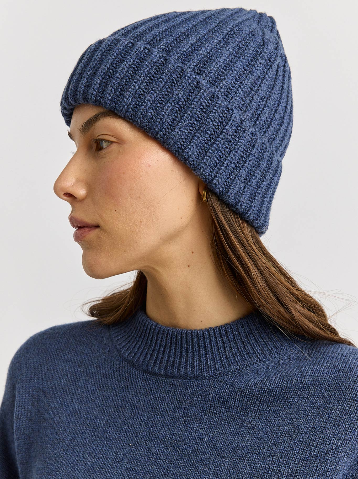 TOORALLIE CHUNKY WOOL BEANIE (Light Oat)