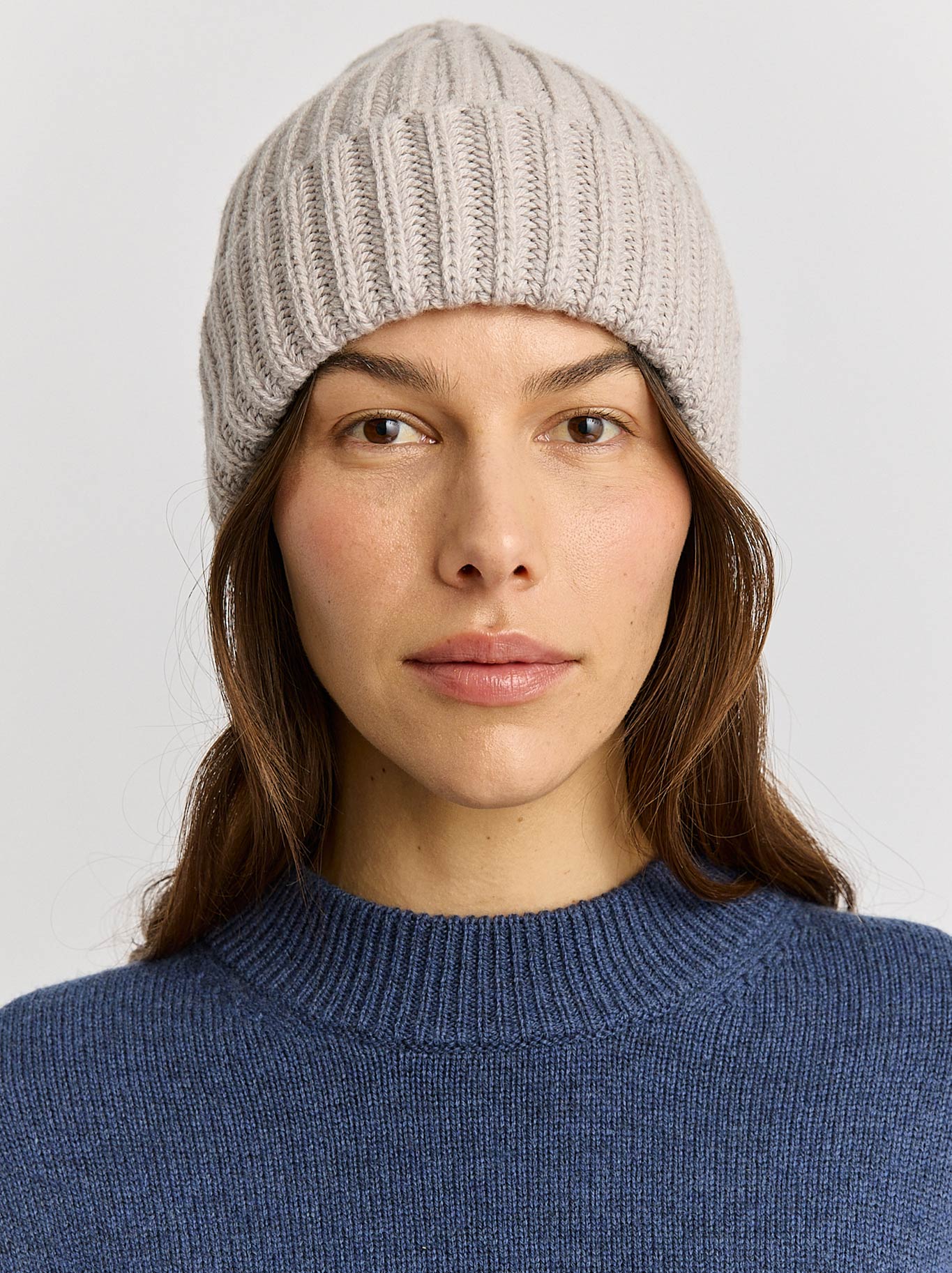 TOORALLIE CHUNKY WOOL BEANIE (Light Oat)