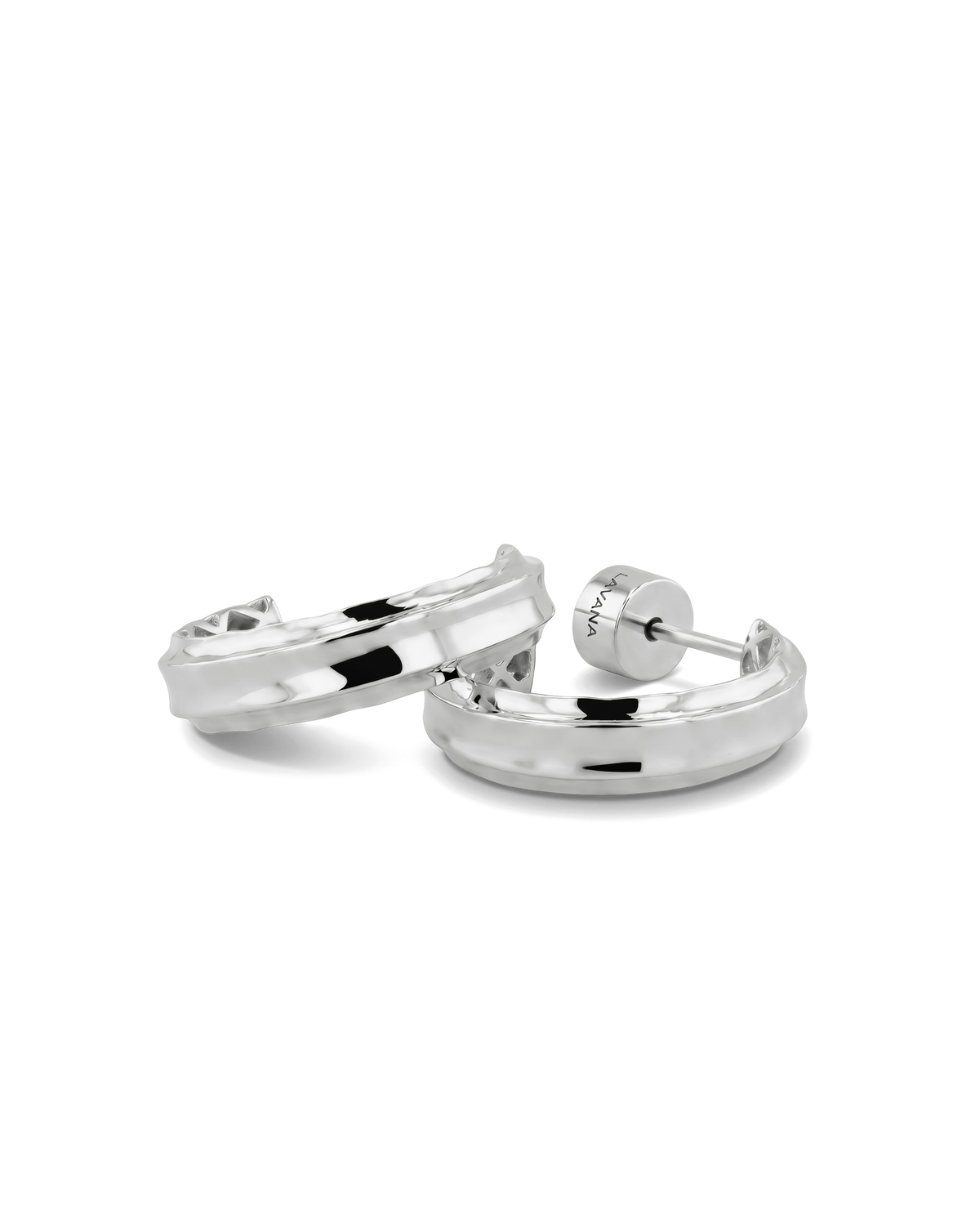 LAVANA Tranquil Silver Hoop Earrings