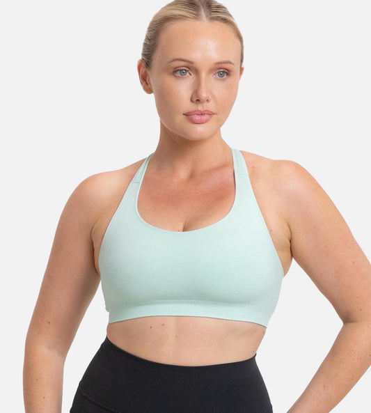 Image of Bras. Productname: Triumph Triaction Ultra Seamfree Top in Peppermint colour by brand - Triumph
