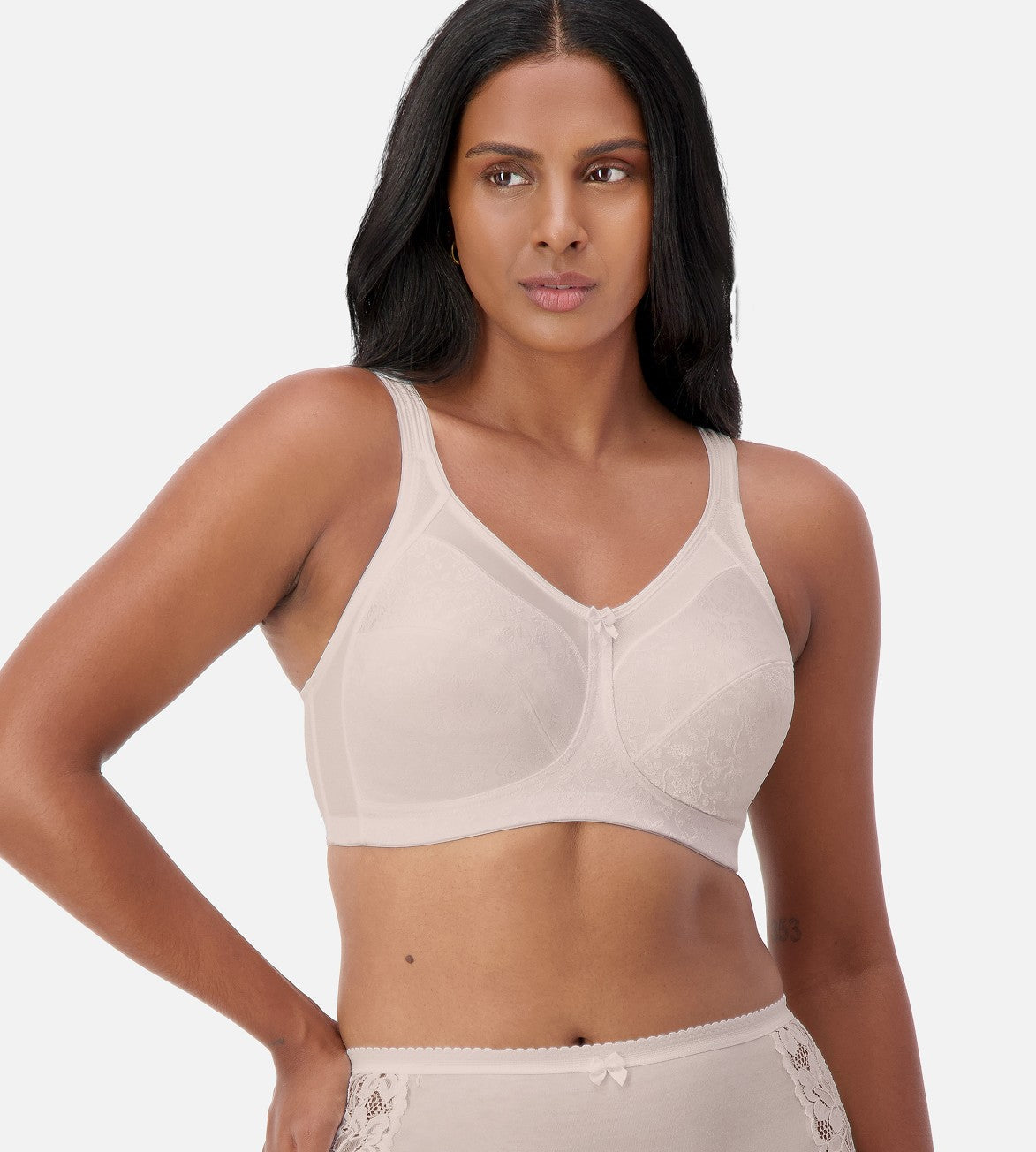 Image of Bras. Productname: Triumph Endless Comfort Wirefree Bra in Fresh Powder colour by brand - Triumph