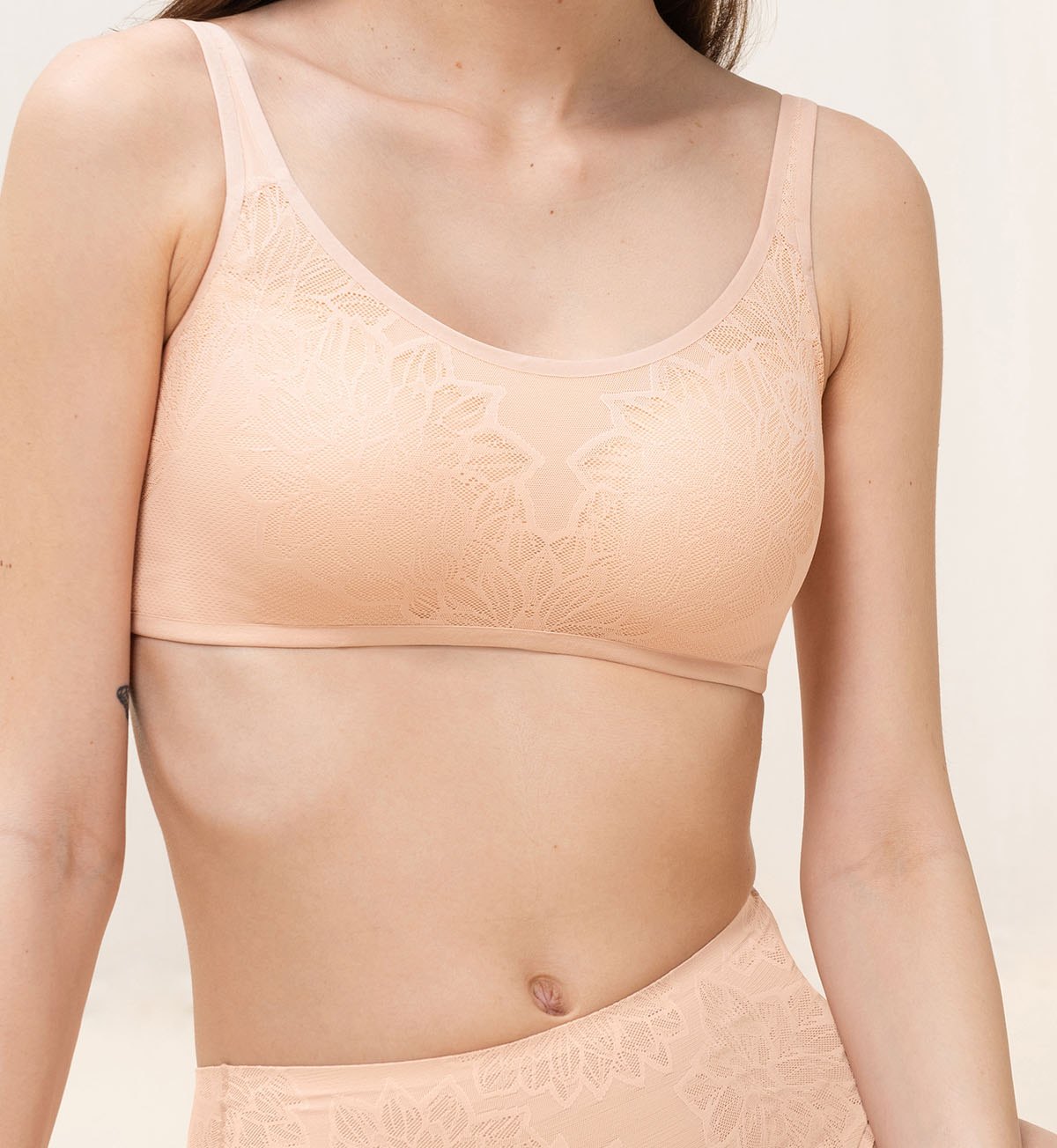 Triumph Fit Smart Bra Top (Beige)