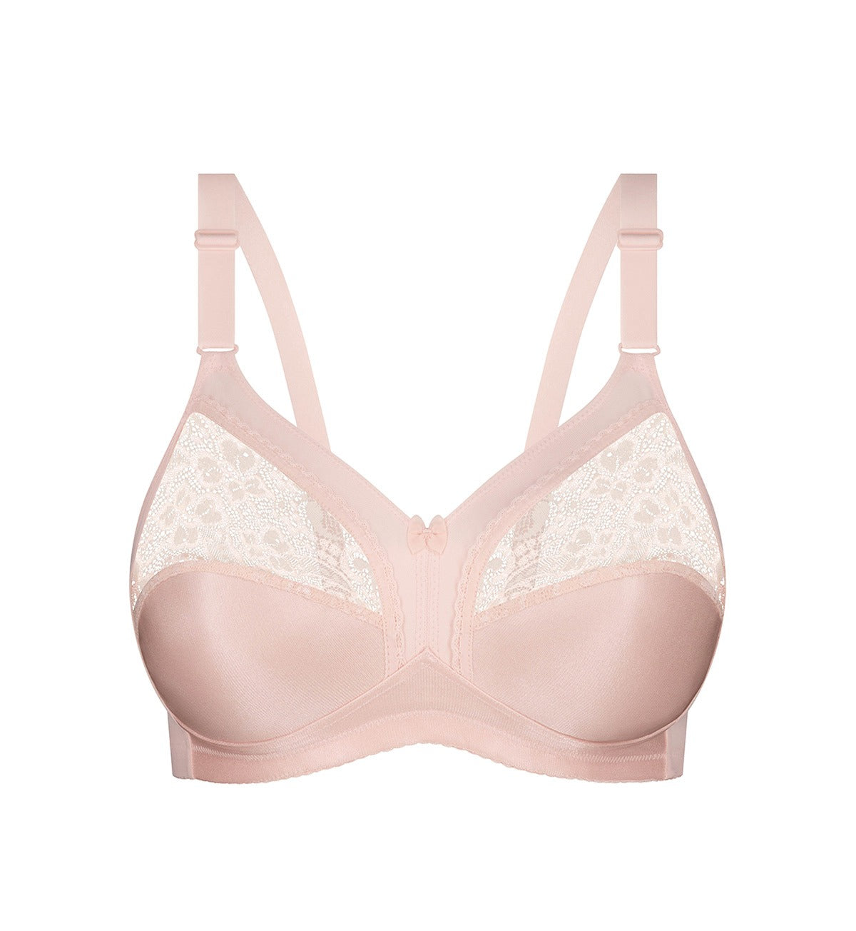 Triumph Kiss Of Cotton Wirefree Bra (Fresh Powder)