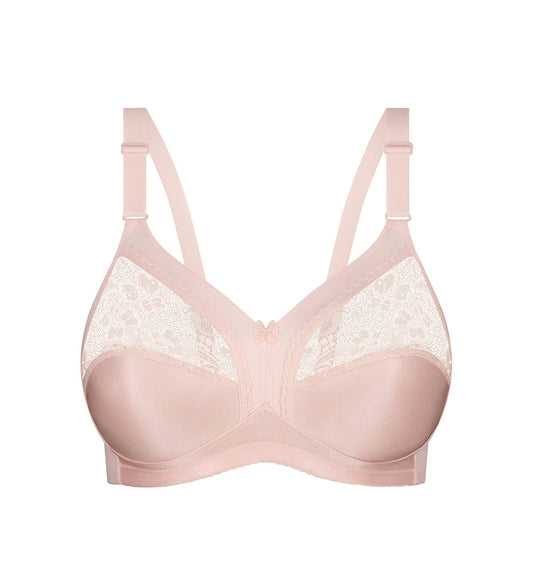 Triumph Kiss Of Cotton Wirefree Bra (Fresh Powder)