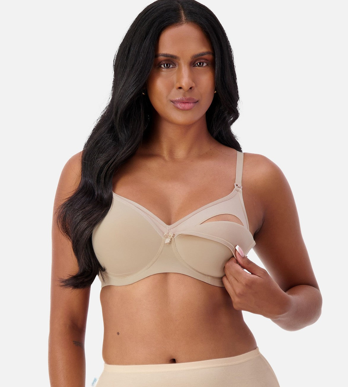 Triumph Mamabel Smooth Wire-Free Twin Pack (Black - Nude)