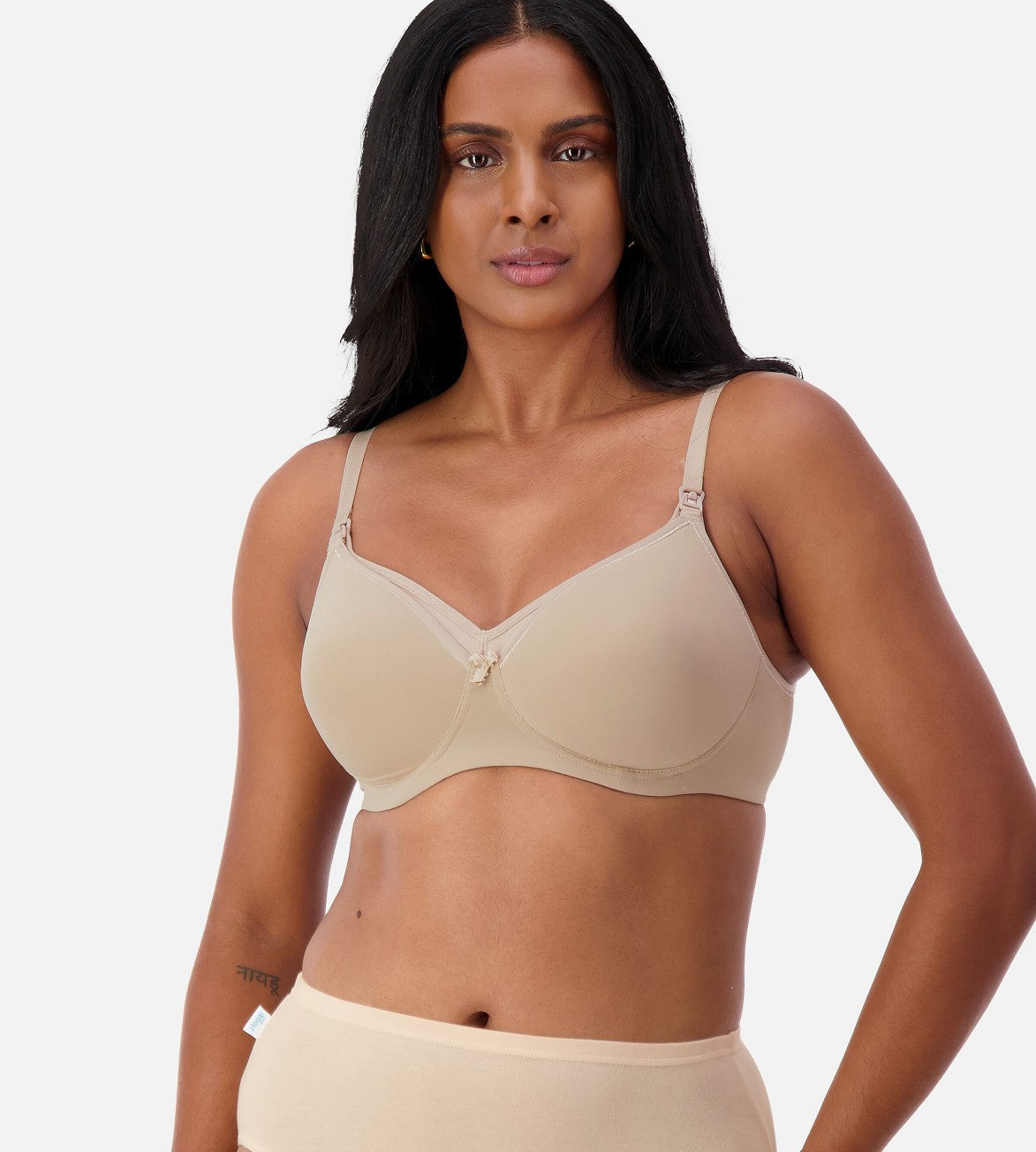 Triumph Mamabel Smooth Wire-Free Twin Pack (Black - Nude)