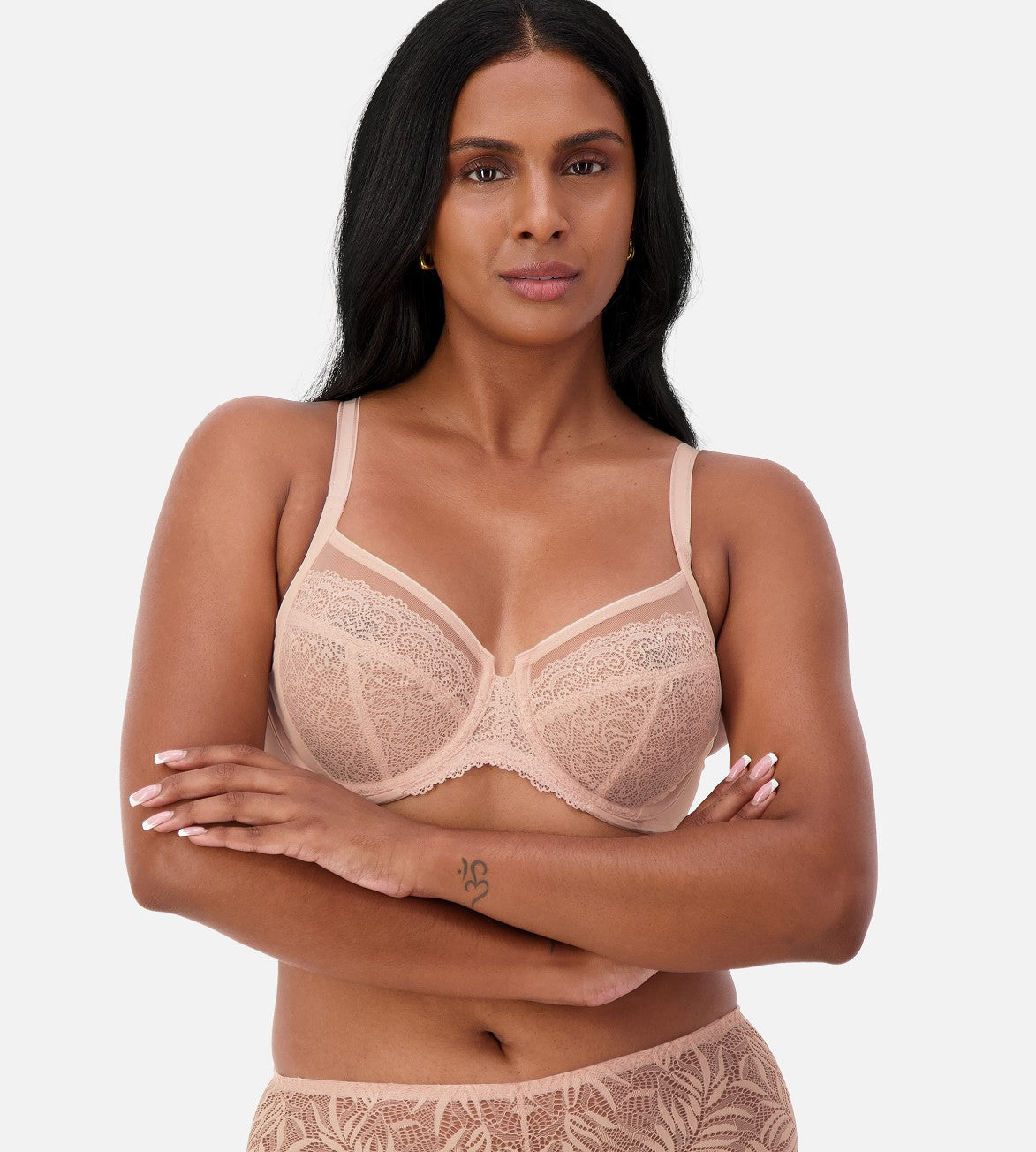 Triumph Sheer Balconette Bra (Nude Pink)