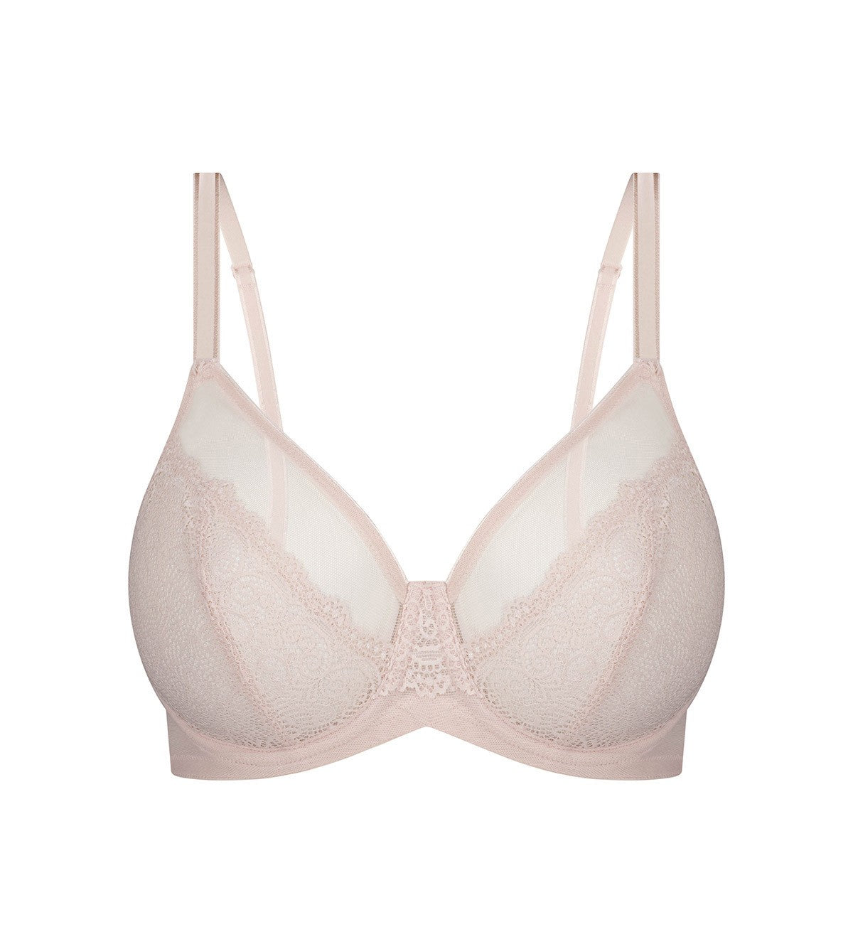 Triumph Sheer Minimiser Bra (Nude Pink)