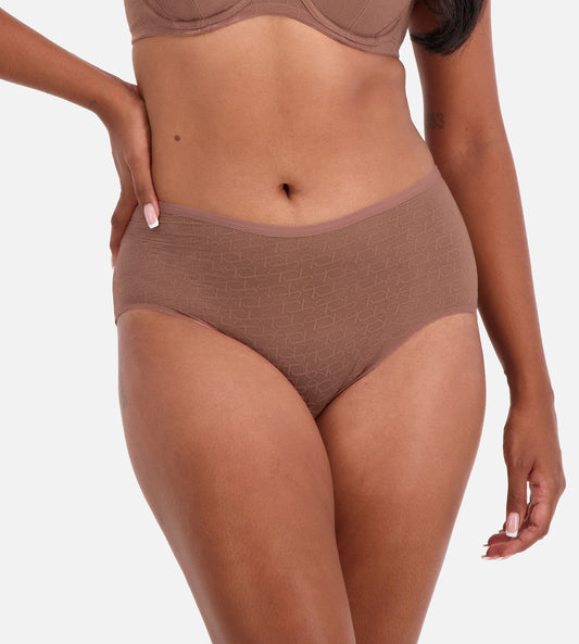 Image of Briefs. Productname: Triumph Signature Sheer Maxi in Toasted Almond colour by brand - Triumph