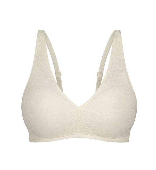Triumph Signature Sheer Wirefree Bra (Ecru White)