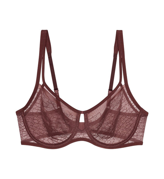Triumph Signature Sheer Minimiser Bra (Decadent Chocolate)