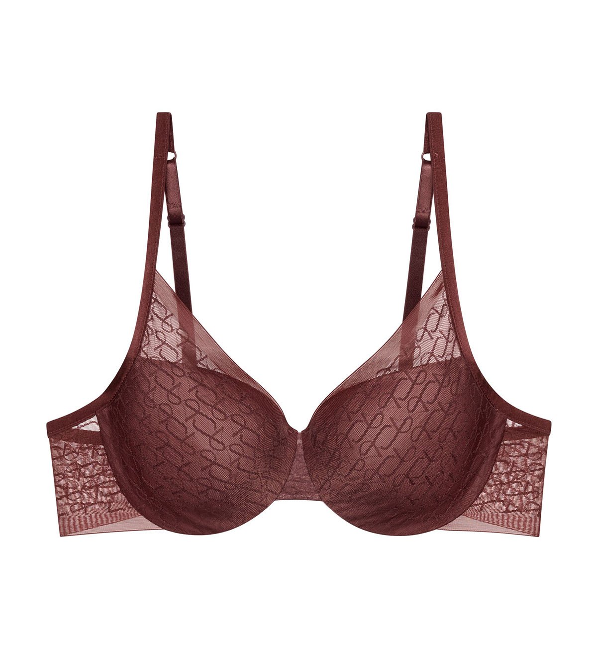 Triumph Signature Sheer Wired Padded Bra (Decadent Chocolate)