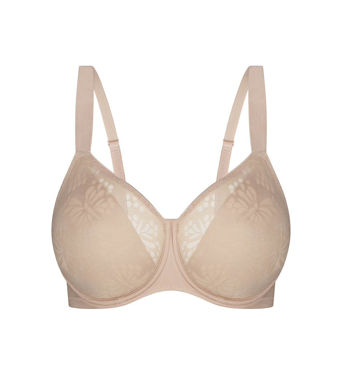 Triumph Lacy Minimiser Bra (New Beige)