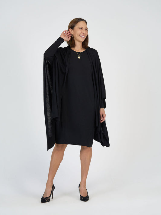 Lou Lou Supreme Cashmere & Bamboo Travel Wrap (Steel)