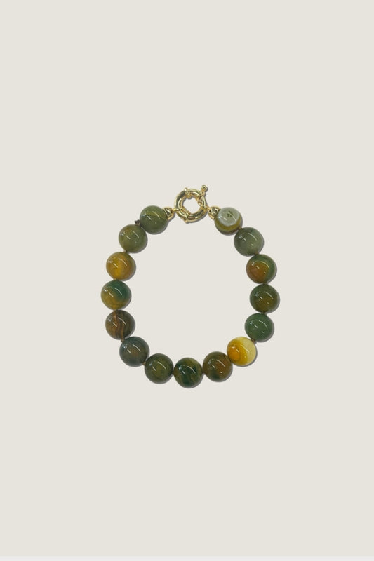 Image of Bracelets. Product name - Tuscany Bracelet Chartreuse in Chartreuse colour by brand - Reliquia Jewellery