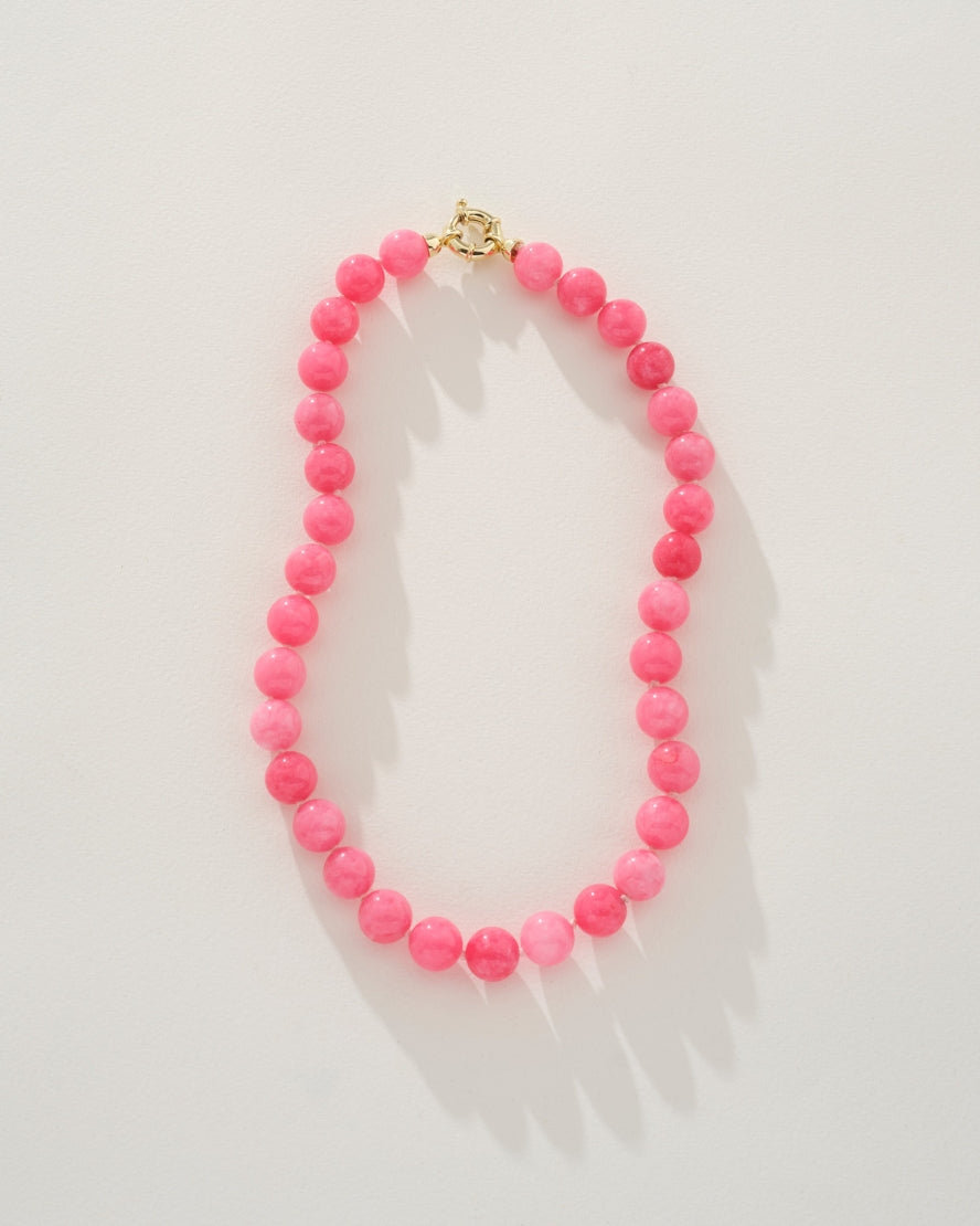 Image of Necklaces. Product name - Tuscany Necklace Bubblegum in colour by brand - Reliquia Jewellery