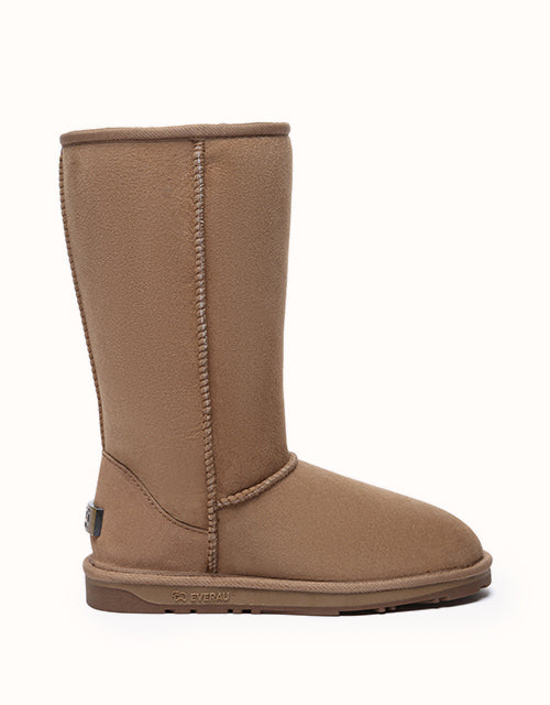 Image of Boots. Product name - UGG EVERAU® Tall Classic Boots in Chestnut colour by brand - Everau
