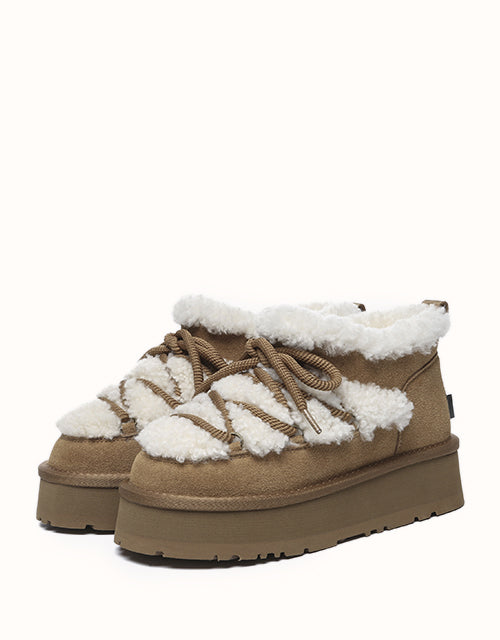 UGG EVERAU® Mini Carmen Boots (Chestnut)