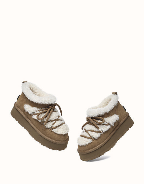 UGG EVERAU® Mini Carmen Boots (Chestnut)