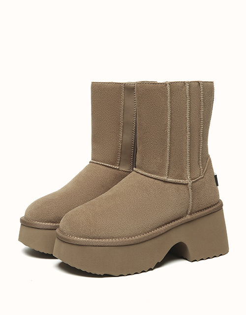 UGG EVERAU® Yuana Platform Boots (Chestnut)