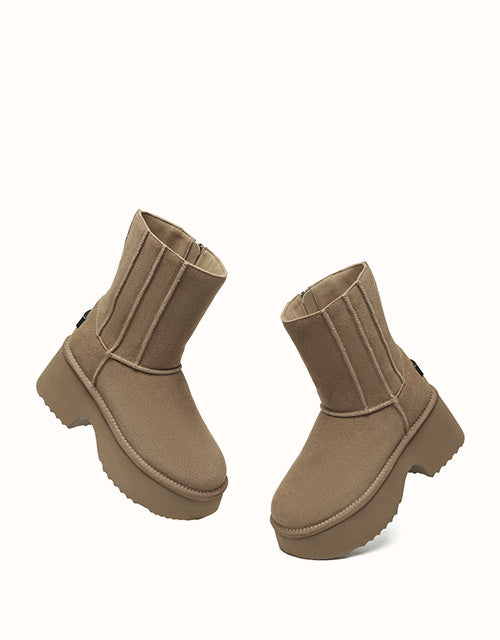 UGG EVERAU® Yuana Platform Boots (Chestnut)
