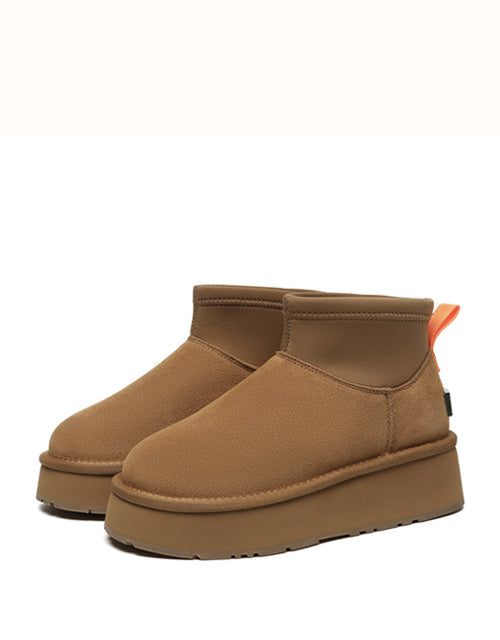 UGG EVERAU® Mini Ethel Platform Boots (Chestnut)