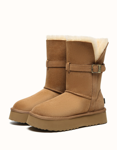 UGG EVERAU® Short Valerie Boots (Chestnut)