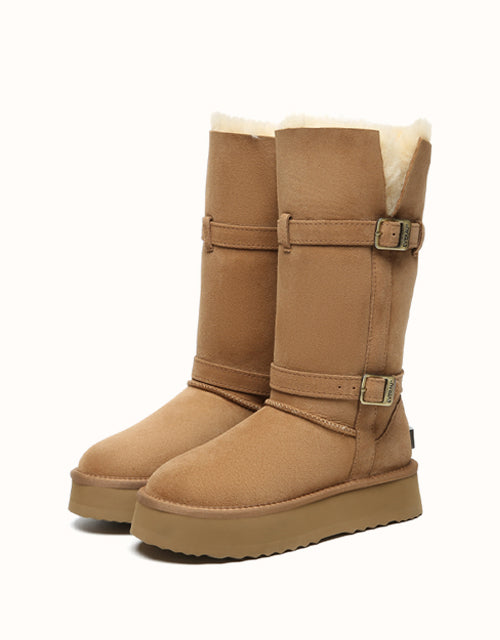 UGG EVERAU® Tall Valerie Boots (Chestnut)