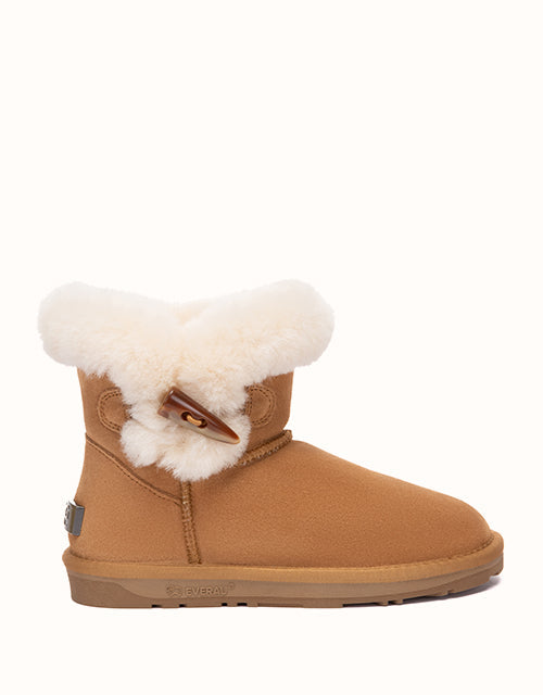 Image of Boots. Product name - UGG EVERAU® Tiara Boots in Chestnut colour by brand - Everau