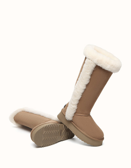 UGG EVERAU® Tall Kazzi Boots (Chestnut)