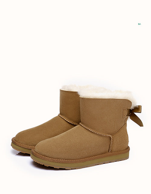 Ugg Urban Mini Back Bow Boots (Chestnut)
