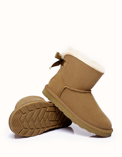 Ugg Urban Mini Back Bow Boots (Chestnut)