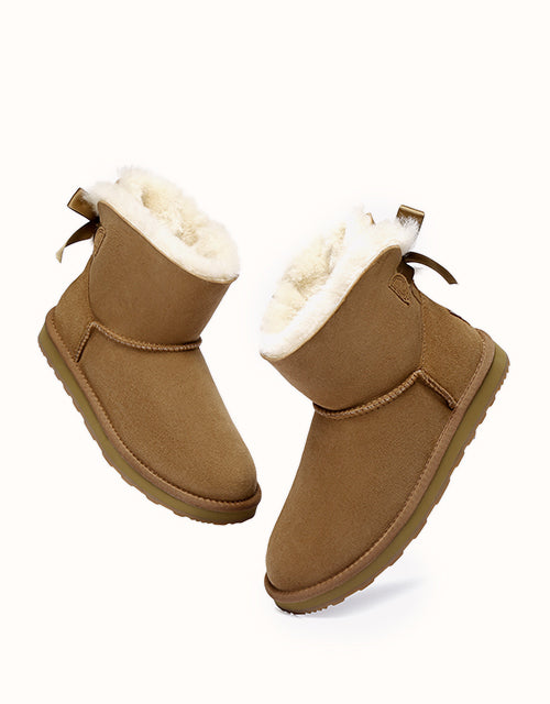 Ugg Urban Mini Back Bow Boots (Chestnut)